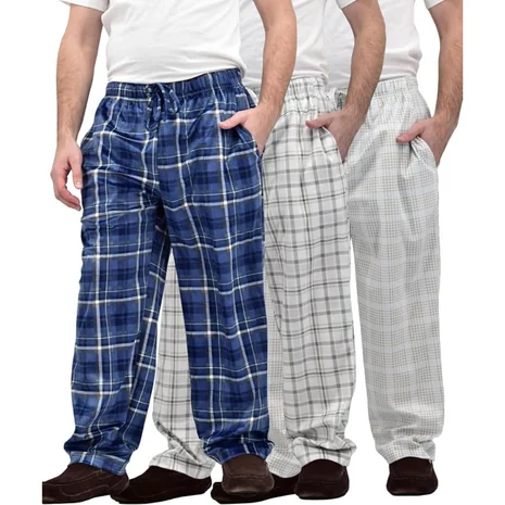 3 piezas de pantalones de estar en casa de vellón suave para